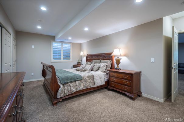 Bedroom, Interior, Recessed Lighting