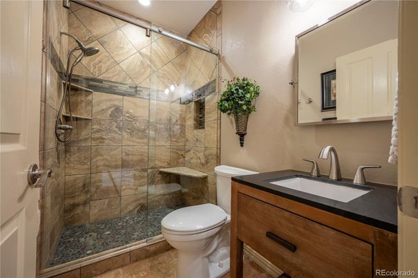 Bathroom, Glass Shower, Interior