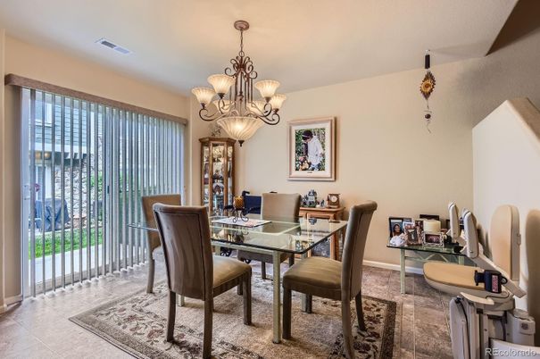 Chandelier, Dining room, Interior
