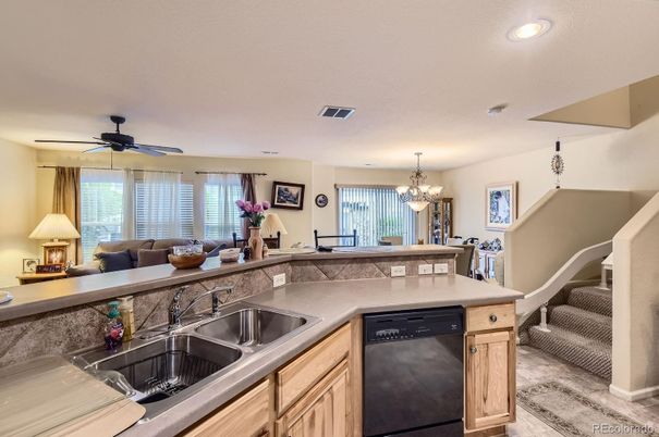 Chandelier, Interior, Kitchen, Recessed Lighting