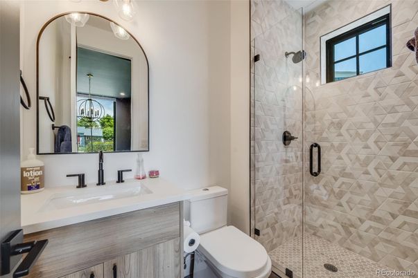 Bathroom, Glass Shower, Interior