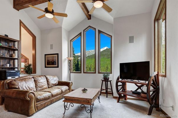 Interior, Living room, Wooden Beams
