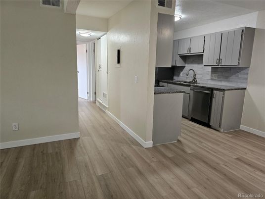 Interior, Kitchen, Wood Texture Flooring