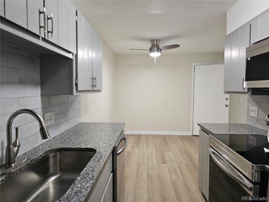 Interior, Kitchen, Wood Texture Flooring