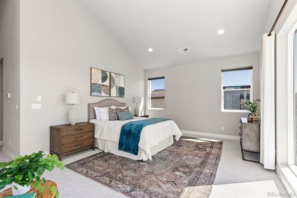 Bedroom, Interior, Recessed Lighting
