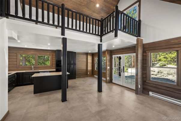 Interior, Kitchen, Recessed Lighting, Wooden Ceilings, Wooden Walls