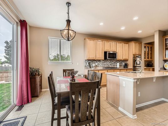 Dining room, Interior, Kitchen, Pendant Lights, Recessed Lighting