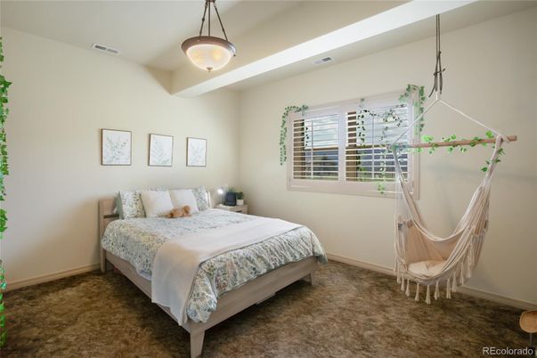 Bedroom, Interior, Pendant Lights