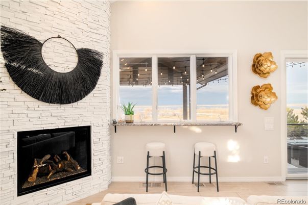 Fireplace, Interior, Stone Walls