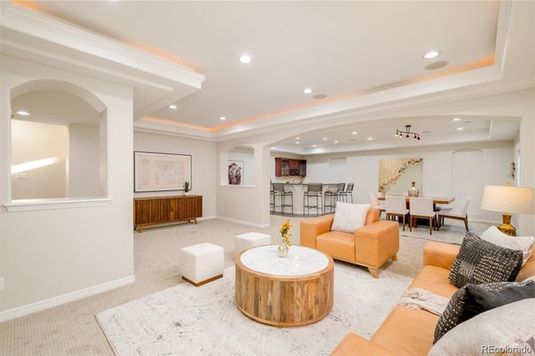 Dining room, Interior, Living room, Recessed Lighting