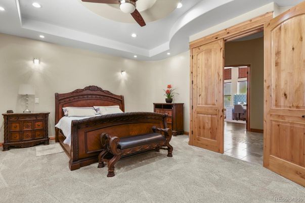 Bedroom, Interior, Recessed Lighting