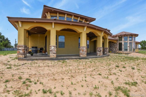 Backyard, Exterior, Facade, Mediterranean