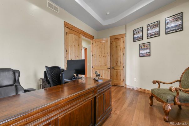 Home Office, Interior, Wood Texture Flooring