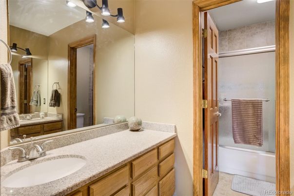 Bathroom, Dual Sink Vanities, Glass Shower, Interior