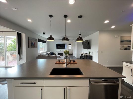 Interior, Kitchen, Pendant Lights, Recessed Lighting