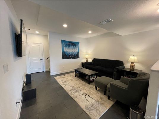 Interior, Living room, Recessed Lighting