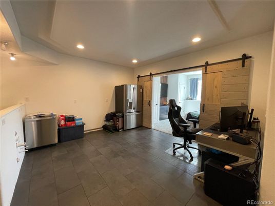 Home Office, Interior, Recessed Lighting