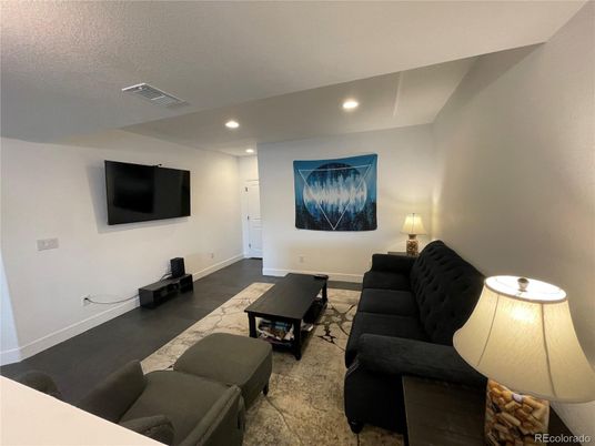 Interior, Living room, Recessed Lighting