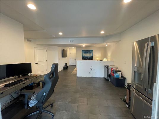 Home Office, Interior, Recessed Lighting