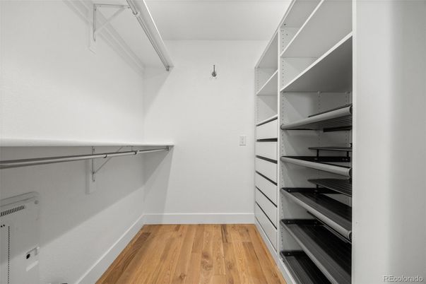 Interior, Walk-in Closets, Wood Texture Flooring