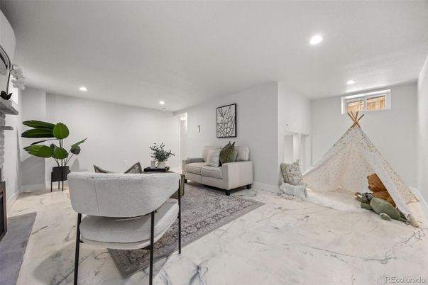 Interior, Living room, Marble, Recessed Lighting