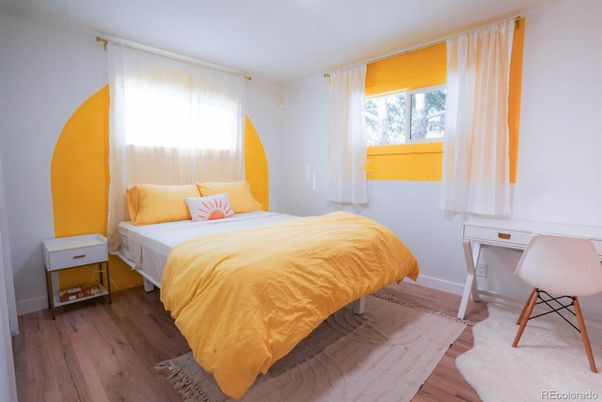 Bedroom, Interior, Wood Texture Flooring
