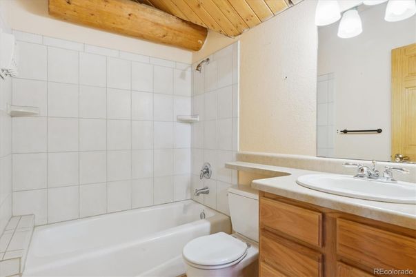 Bathroom, Interior, Wooden Beams, Wooden Ceilings