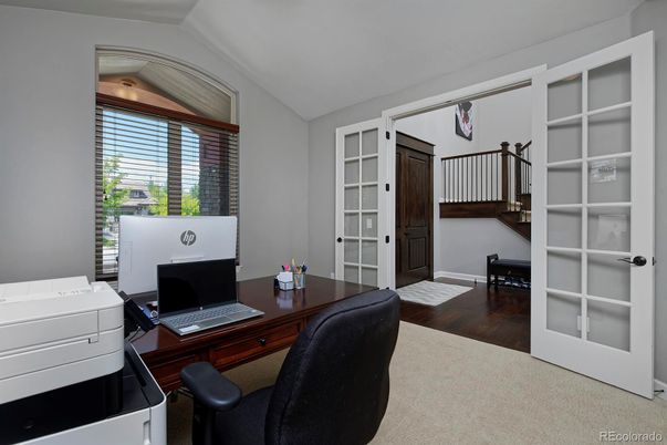 Home Office, Interior, Wood Texture Flooring