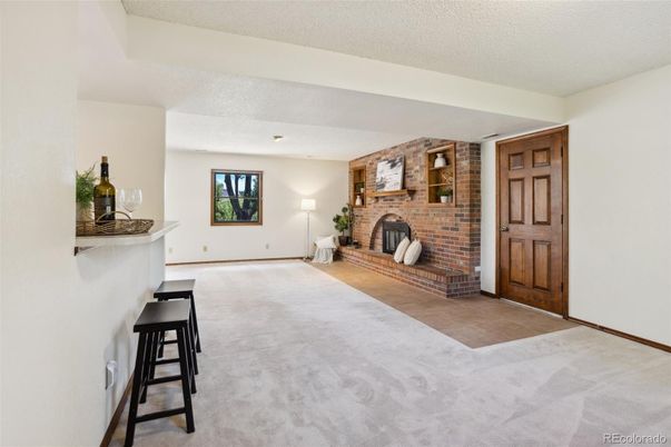 Empty room, Fireplace, Interior, Stone Walls
