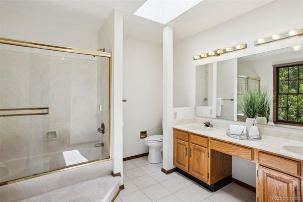 Bathroom, Dual Sink Vanities, Glass Shower, Interior