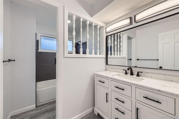 Bathroom, Interior, Wood Texture Flooring