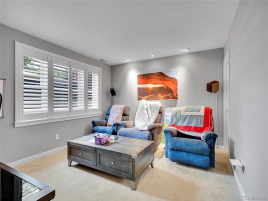 Interior, Living room, Recessed Lighting