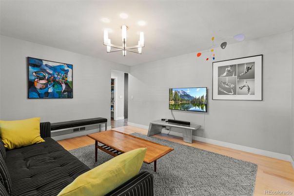 Chandelier, Interior, Living room, Wood Texture Flooring