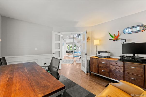 Home Office, Interior, Wood Texture Flooring