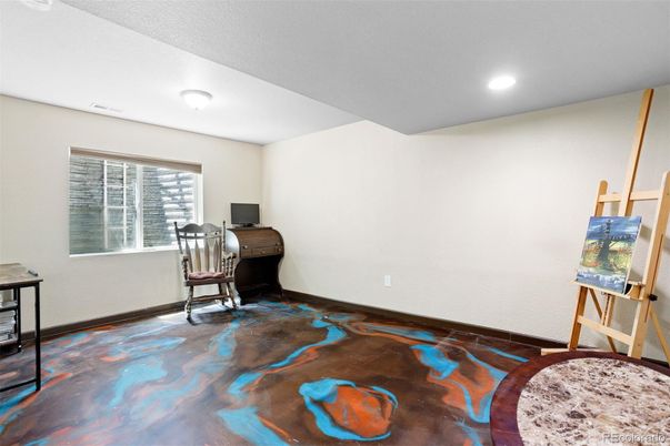 Home Office, Interior, Recessed Lighting