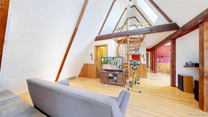Interior, Recessed Lighting, Wooden Beams, Wood Texture Flooring
