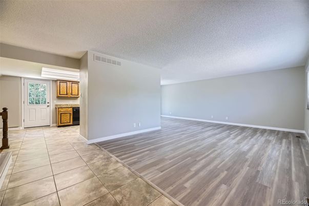 Empty room, Interior, Kitchen, Wood Texture Flooring