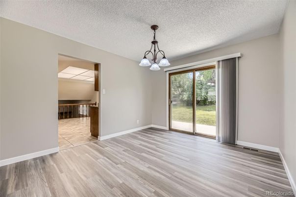 Chandelier, Empty room, Interior, Wood Texture Flooring