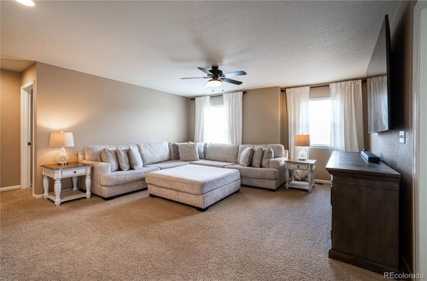 Interior, Living room, Recessed Lighting