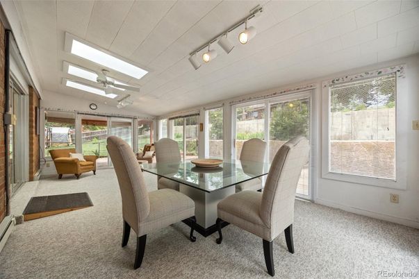 Dining room, Interior, Sun Room