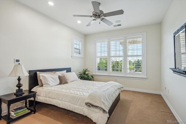 Bedroom, Interior, Recessed Lighting