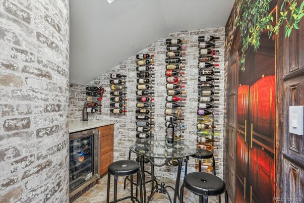 Interior, Stone Walls, Wine Storage