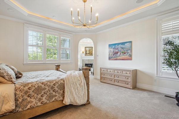 Bedroom, Interior, Pendant Lights, Recessed Lighting
