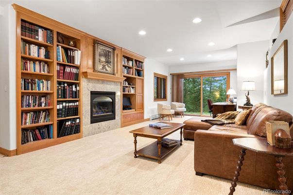 Fireplace, Interior, Living room, Recessed Lighting