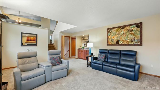 Interior, Living room, Recessed Lighting