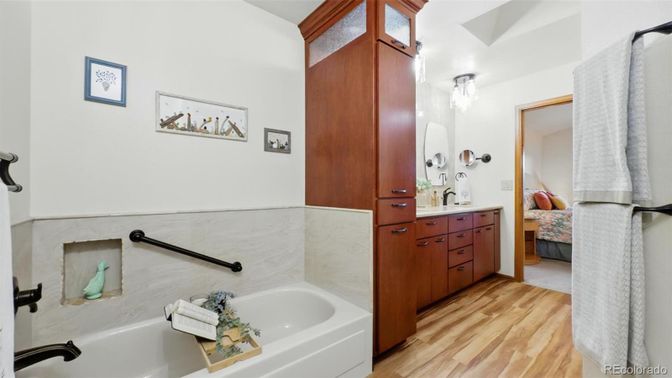 Bathroom, Bedroom, Interior, Wood Texture Flooring