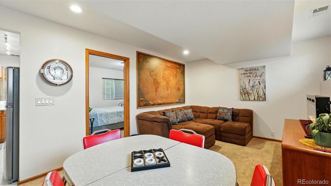 Interior, Living room, Recessed Lighting