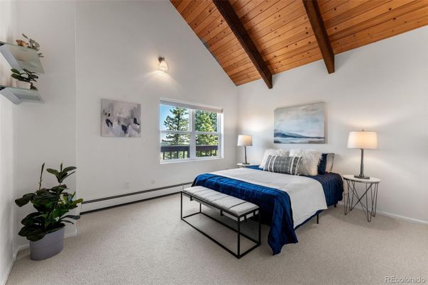 Bedroom, Interior, Wooden Beams, Wooden Ceilings