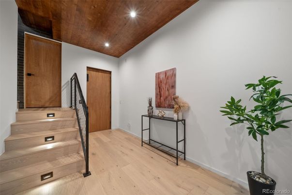 Interior, Recessed Lighting, Wooden Ceilings, Wood Texture Flooring