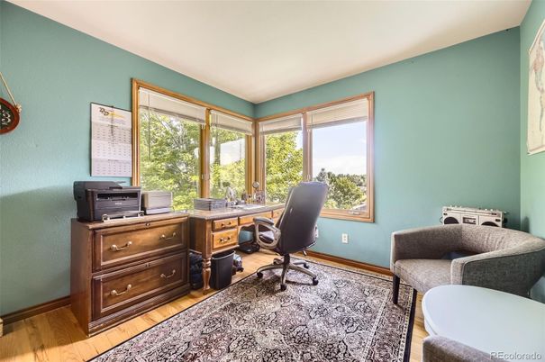 Home Office, Interior, Wood Texture Flooring